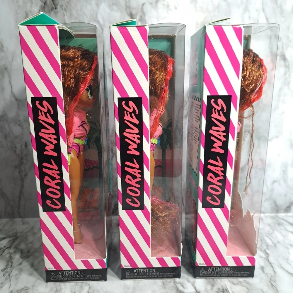 L.O.L Surprise! O.M.G.‎ Lot/3 Swim Dolls Coral Waves
